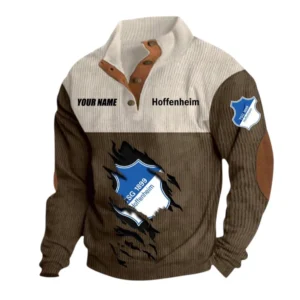Hoffenheim Sweatshirt Herren Stehkragen, Pullover Herren Sweatshirt mit Namen BDE105072925574 - Braun