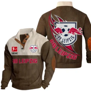 RB Leipzig Sweatshirt Herren Stehkragen, Pullover Herren Sweatshirt mit Namen BDE106072925895 - Braun