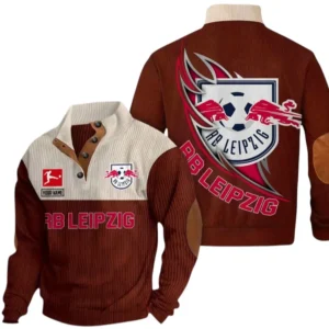 RB Leipzig Sweatshirt Herren Stehkragen, Pullover Herren Sweatshirt mit Namen BDE106072925895 - Dunkelrot