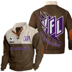 VfL Osnabruck Sweatshirt Herren Stehkragen, Pullover Herren Sweatshirt mit Namen BDE106072925898 - Braun