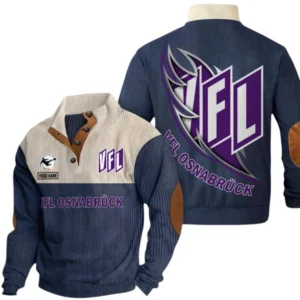 VfL Osnabruck Sweatshirt Herren Stehkragen, Pullover Herren Sweatshirt mit Namen BDE106072925898 - Marineblau