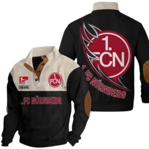 1. FC Nurnberg Sweatshirt Herren Stehkragen, Pullover Herren Sweatshirt mit Namen BDE106072925911 - Schwarz