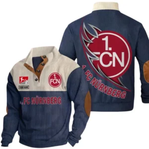 1. FC Nurnberg Sweatshirt Herren Stehkragen, Pullover Herren Sweatshirt mit Namen BDE106072925911 - Marineblau