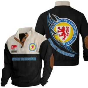 Eintracht Braunschweig Sweatshirt Herren Stehkragen, Pullover Herren Sweatshirt mit Namen BDE106072925923 - Schwarz