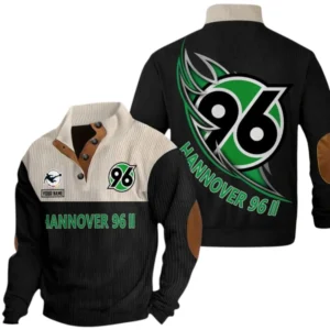 Hannover 96 II Sweatshirt Herren Stehkragen, Pullover Herren Sweatshirt mit Namen BDE106072925926 - Schwarz