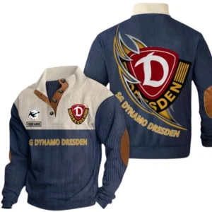 Dynamo Dresden Sweatshirt Herren Stehkragen, Pullover Herren Sweatshirt mit Namen BDE106072925929 - Marineblau