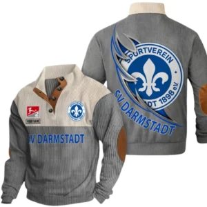 Darmstadt 98 Sweatshirt Herren Stehkragen, Pullover Herren Sweatshirt mit Namen BDE106072925933 - Grau