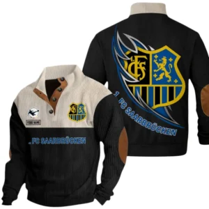 FC Saarbrucken Sweatshirt Herren Stehkragen, Pullover Herren Sweatshirt mit Namen BDE106072925935 - Schwarz