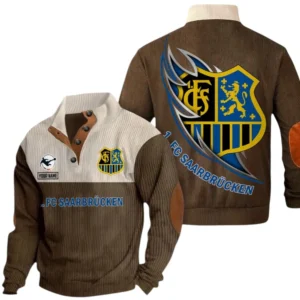 FC Saarbrucken Sweatshirt Herren Stehkragen, Pullover Herren Sweatshirt mit Namen BDE106072925935 - Braun