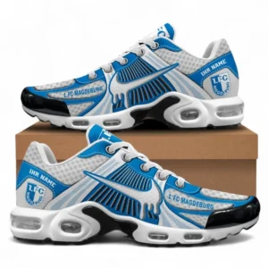 1. FC Magdeburg Individuell  TN-Schuhe Herren, Sportliche Sneaker mit Allover-Print BDE62070325681