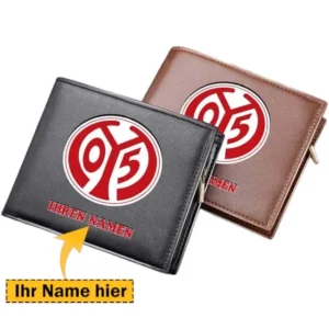 1. FSV Mainz 05 PU Geldbörse Herren, Personalisierte Geldbörse mit Logo BDE92070225352