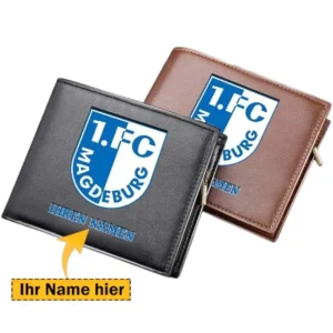 1. FC Magdeburg PU Geldbörse Herren, Personalisierte Geldbörse mit Logo BDE92070225357