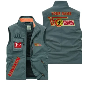 Union Berlin Personalisierte Ärmellose Outdoor-Weste mit Logo BDE98070325604 - Bohnengrün