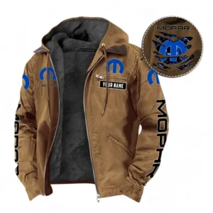 Mopar Fans Geschenk Hoodie mit Kapuze und Flanell, Pullover Allover-Print mit individuellem Namen CAR391072125704-Kamel