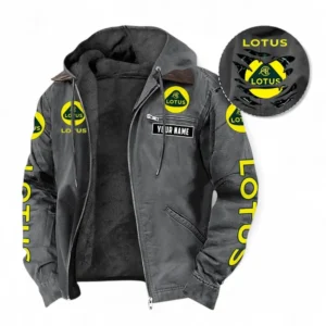 Lotus Fans Geschenk Hoodie mit Kapuze und Flanell, Pullover Allover-Print mit individuellem Namen CAR391072125707-Grau