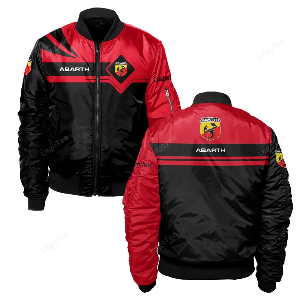 Abarth Bomberjacke für Sportwagen-Fans, All Over Print Geschenk für Auto-Enthusiasten Abarth Fans CAR9803032500