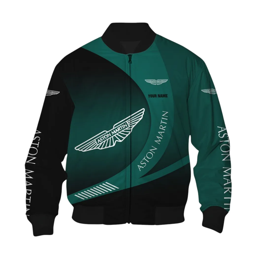 Aston Martin Bomberjacke für Sportwagen-Fans, All Over Print Geschenk für Auto-Enthusiasten Aston Martin Fans CAR7402222503