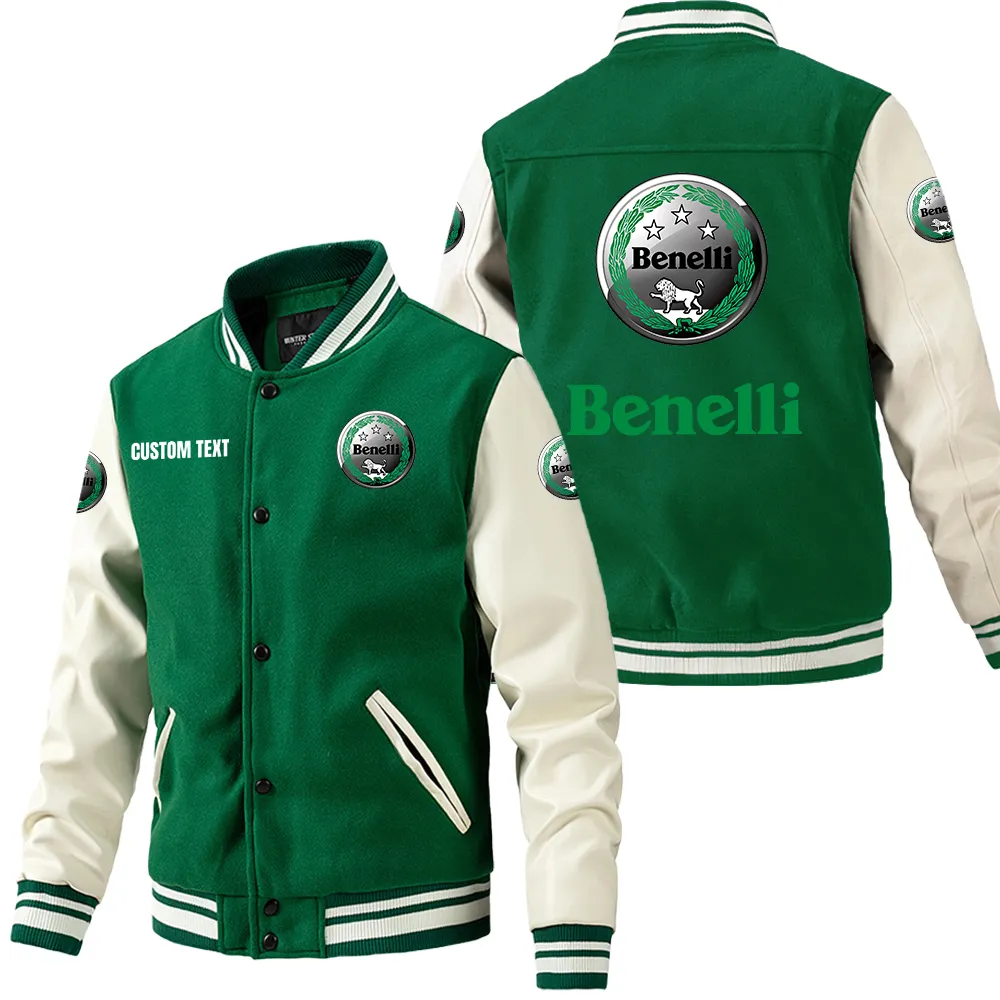 benelli leder baseballjacke fr auto fans rmel mit all over print personalisierbar mit wunschname car1801112036 grn 0cl5b