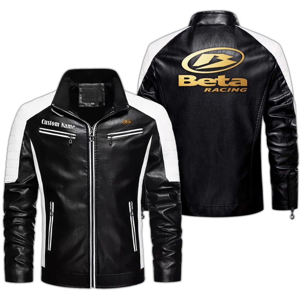 beta racing custom herren lederjacke fr autoliebhaber perfektes geschenk mit namen car0401022049 schwarz ukrhe