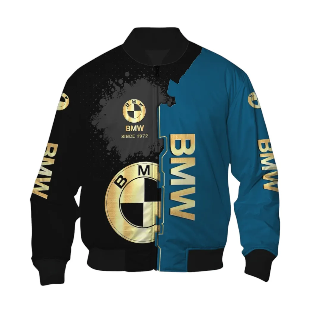 BMW Car Bomberjacke für Sportwagen-Fans, All Over Print Geschenk für Auto-Enthusiasten BMW CAR Fans CAR44021725004-6