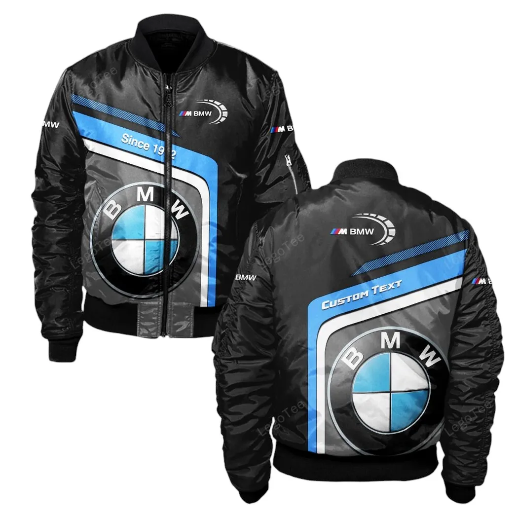 BMW M Bomberjacke für Sportwagen-Fans, All Over Print Geschenk für Auto-Enthusiasten BMW M Fans CAR11103032507
