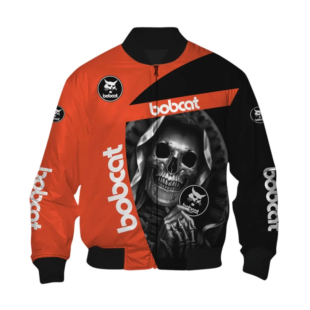 Bobcat Bomberjacke für Sportwagen-Fans, All Over Print Geschenk für Auto-Enthusiasten Bobcat Fans CAR6702212547
