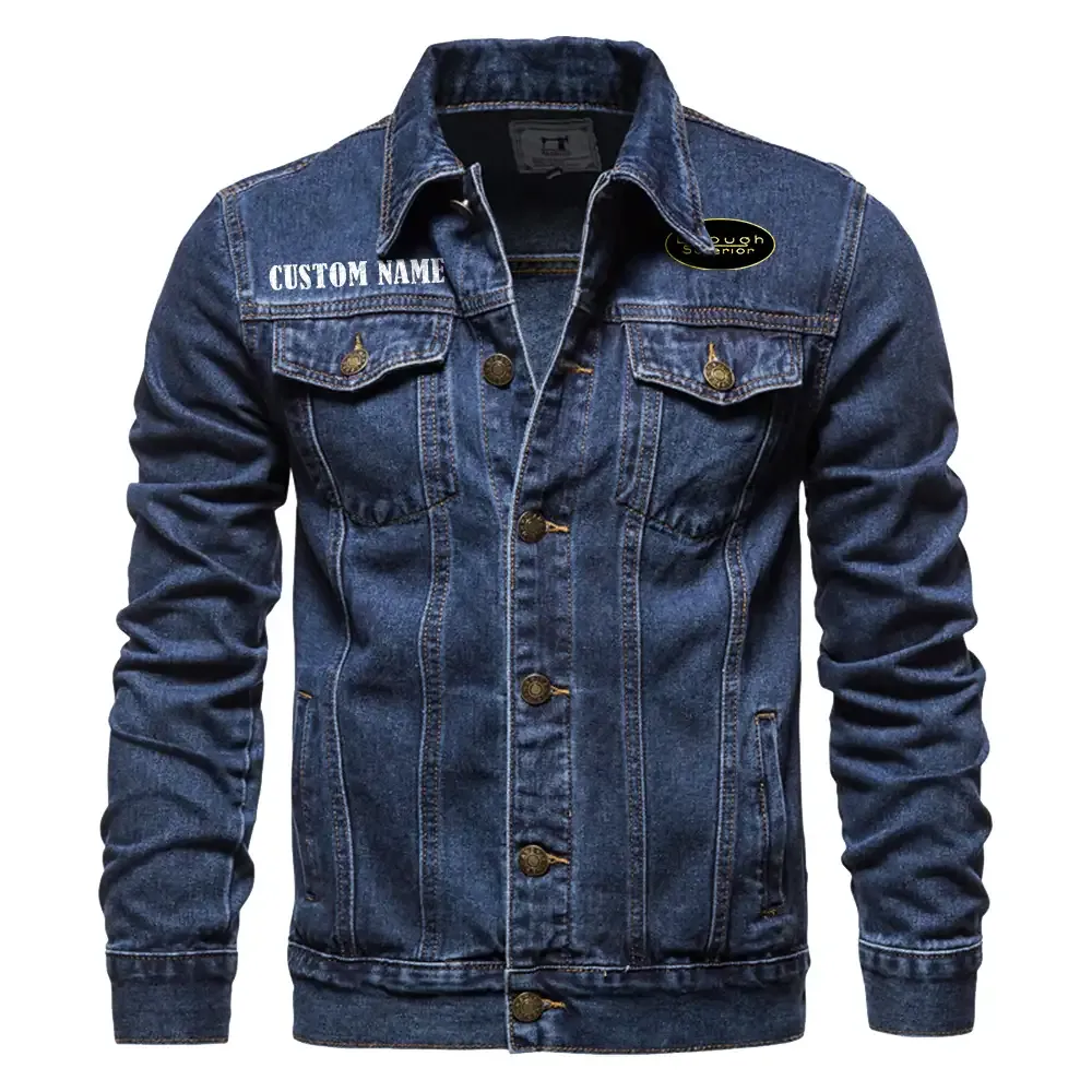 brough superior jeansjacke fr auto fans vintage stil mit wunschname personalisierbar car1901132060 dunkelblau 87plm