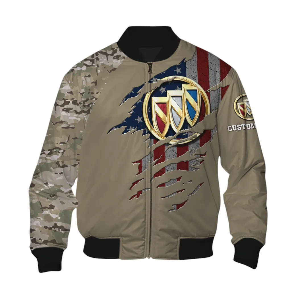Buick Bomberjacke für Sportwagen-Fans, All Over Print Geschenk für Auto-Enthusiasten Buick Fans CAR46021725009-6