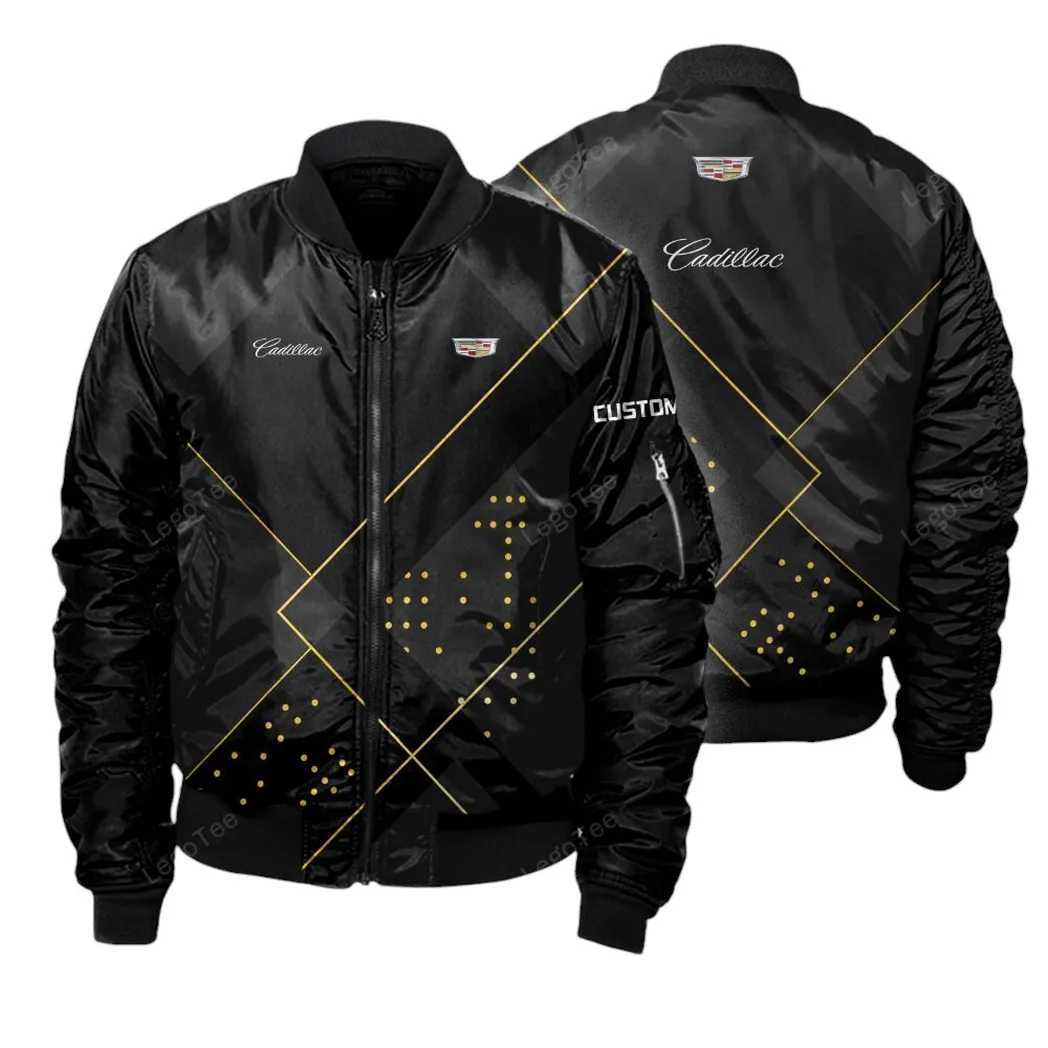 Cadillac Bomberjacke für Sportwagen-Fans, All Over Print Geschenk für Auto-Enthusiasten Cadillac Lovers CAR11403032510