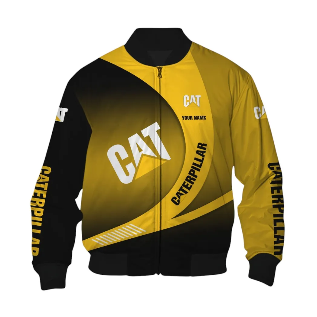 Caterpillar Bomberjacke für Sportwagen-Fans, All Over Print Geschenk für Auto-Enthusiasten Caterpillar Fans CAR7402222512