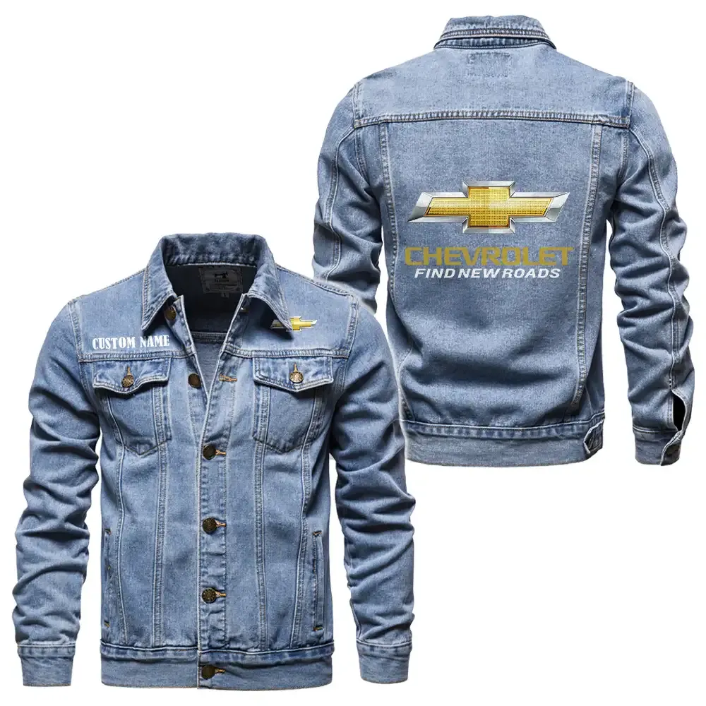 chevrolet 1 jeansjacke fr auto fans vintage stil mit wunschname personalisierbar car1901132073 hellblau