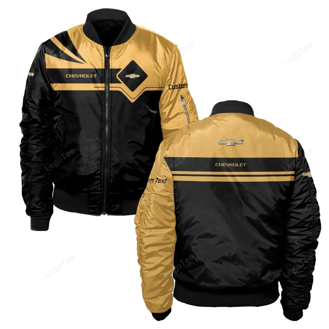 Chevrolet Bomberjacke für Sportwagen-Fans, All Over Print Geschenk für Auto-Enthusiasten Chevrolet Fans CAR9803032511