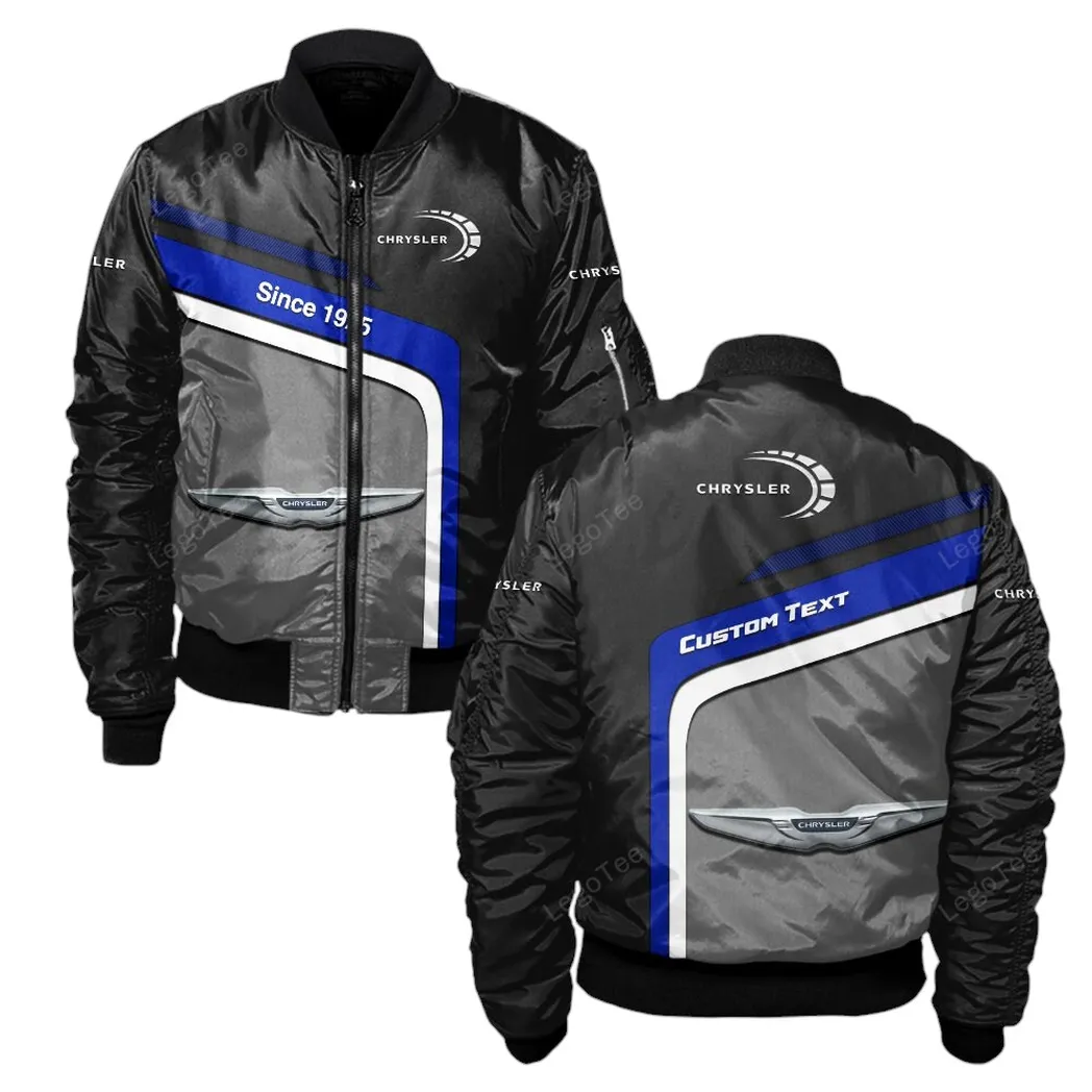Chrysler Bomberjacke für Sportwagen-Fans, All Over Print Geschenk für Auto-Enthusiasten Chrysler Fans CAR11103032515