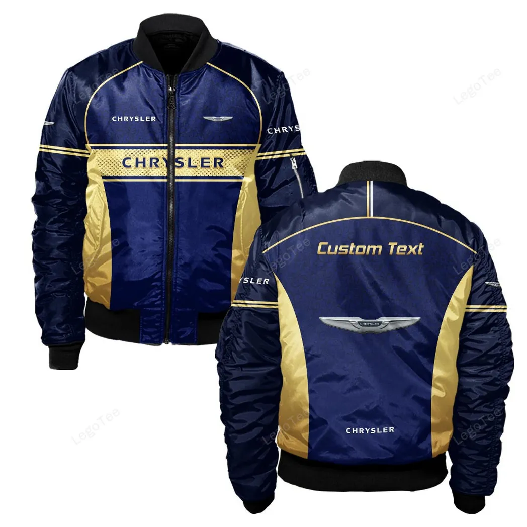 Chrysler Bomberjacke für Sportwagen-Fans, All Over Print Geschenk für Auto-Enthusiasten Chrysler Fans CAR137021325965-4