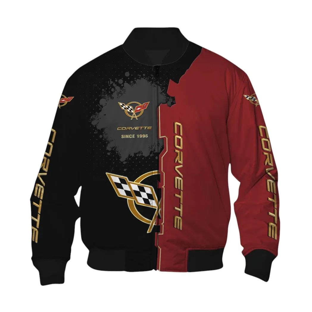 Corvette C5 Bomberjacke für Sportwagen-Fans, All Over Print Geschenk für Auto-Enthusiasten Corvette C5 Fans CAR44021725017-6
