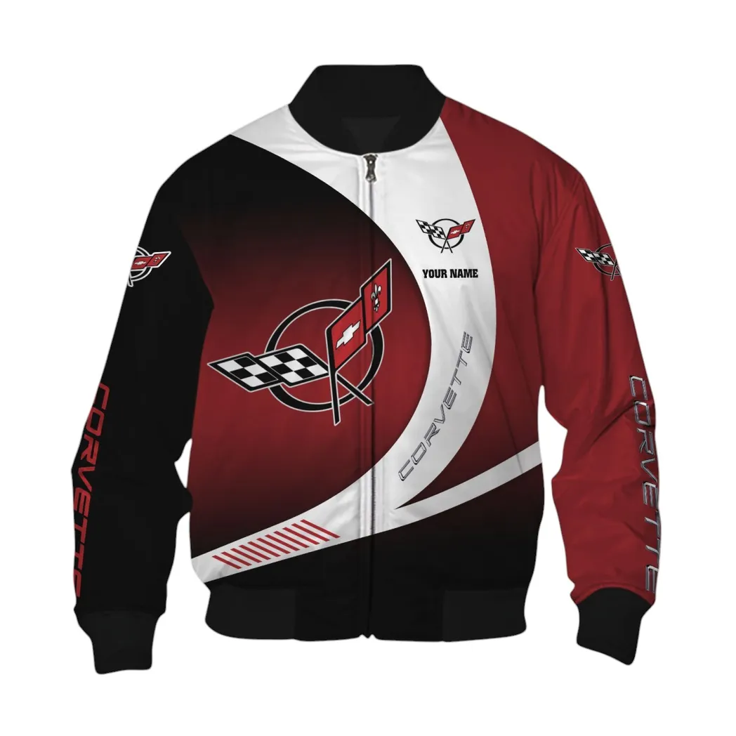 Corvette C5 Bomberjacke für Sportwagen-Fans, All Over Print Geschenk für Auto-Enthusiasten Corvette C5 Fans CAR7402222516
