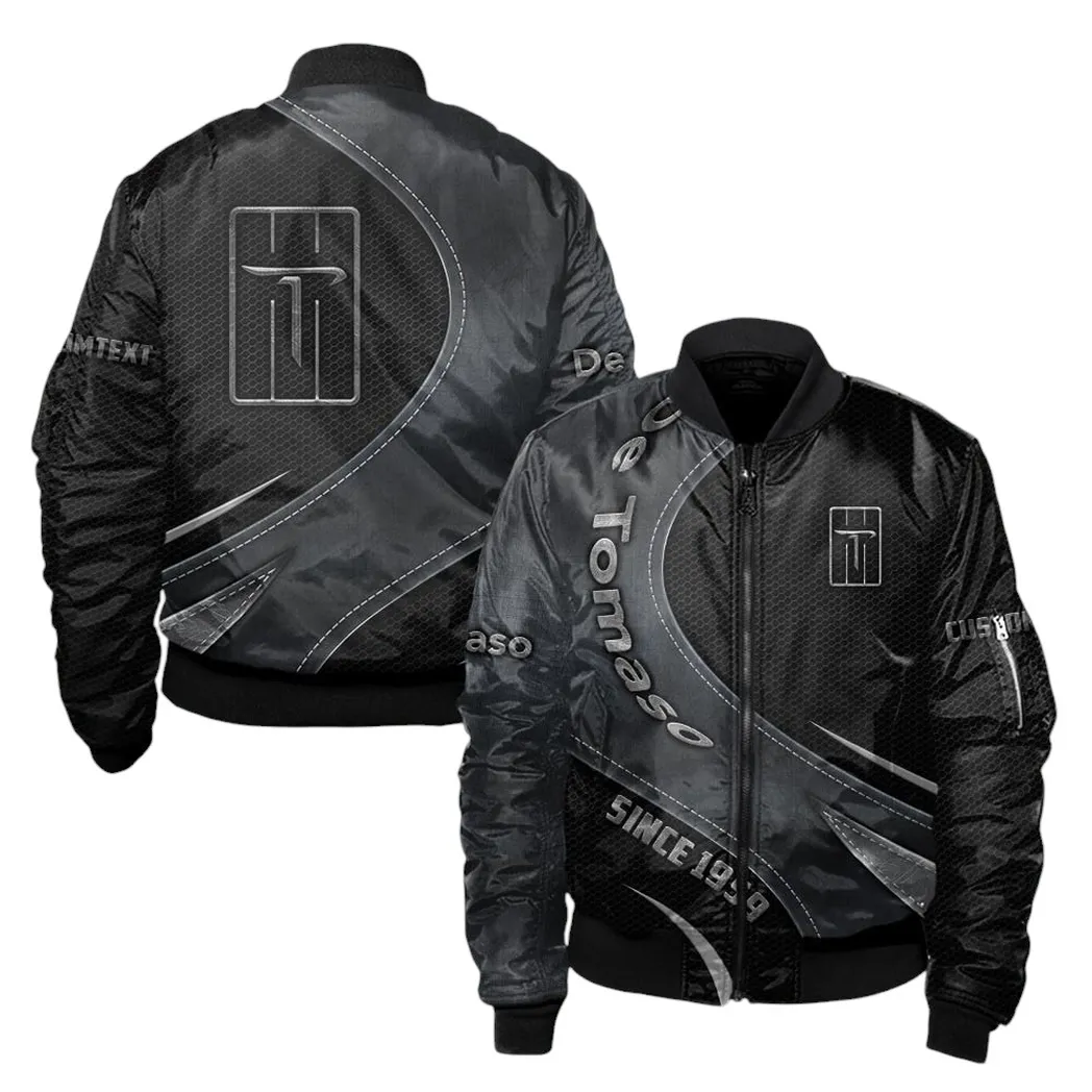 De Tomaso Bomberjacke für Sportwagen-Fans, All Over Print Geschenk für Auto-Enthusiasten De Tomaso Fans CAR17102252513