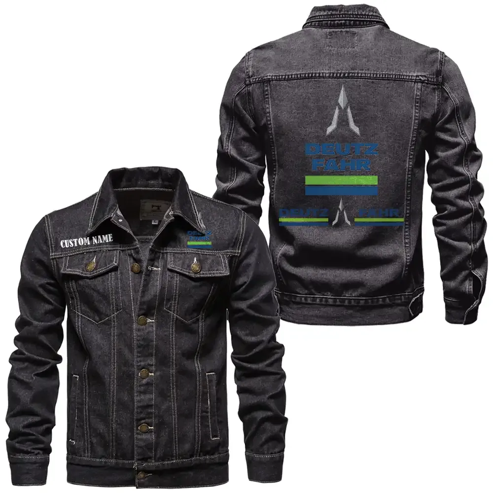 deutz fahr jeansjacke fr auto fans vintage stil mit wunschname personalisierbar car1901132091 schwarz ozvz4