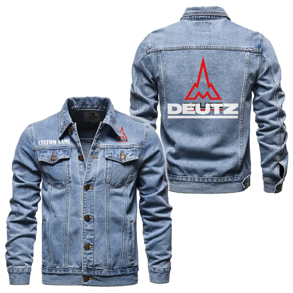 deutz jeansjacke fr auto fans vintage stil mit wunschname personalisierbar car1901132090 hellblau ybosk