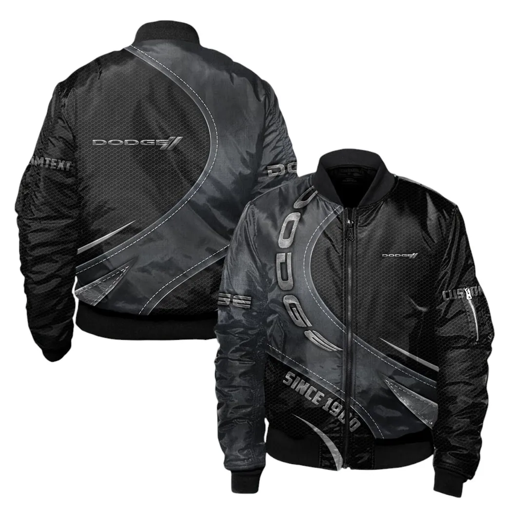 Dodge Bomberjacke für Sportwagen-Fans, All Over Print Geschenk für Auto-Enthusiasten Dodge Fans CAR17102252514