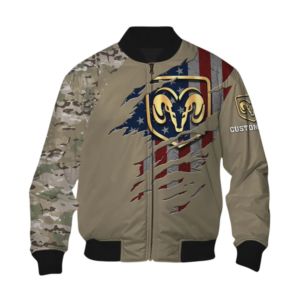 dodge bomberjacke fr sportwagen fans all over print geschenk fr auto enthusiasten dodge fans car46021725024 6