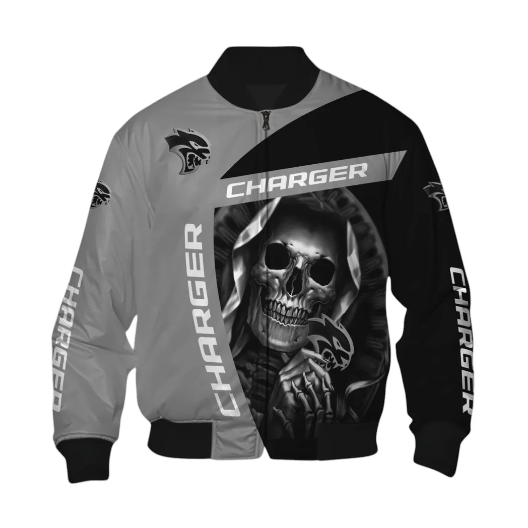 Dodge Charger Bomberjacke für Sportwagen-Fans, All Over Print Geschenk für Auto-Enthusiasten Dodge Charger Fans CAR6702212541