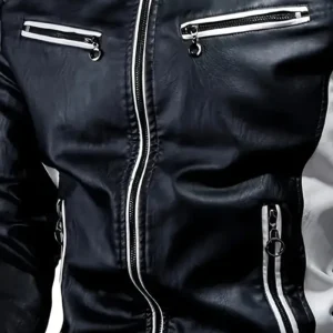 dodge charger custom herren lederjacke fr autoliebhaber perfektes geschenk mit namen car0401022124 schwarz 8kgyg