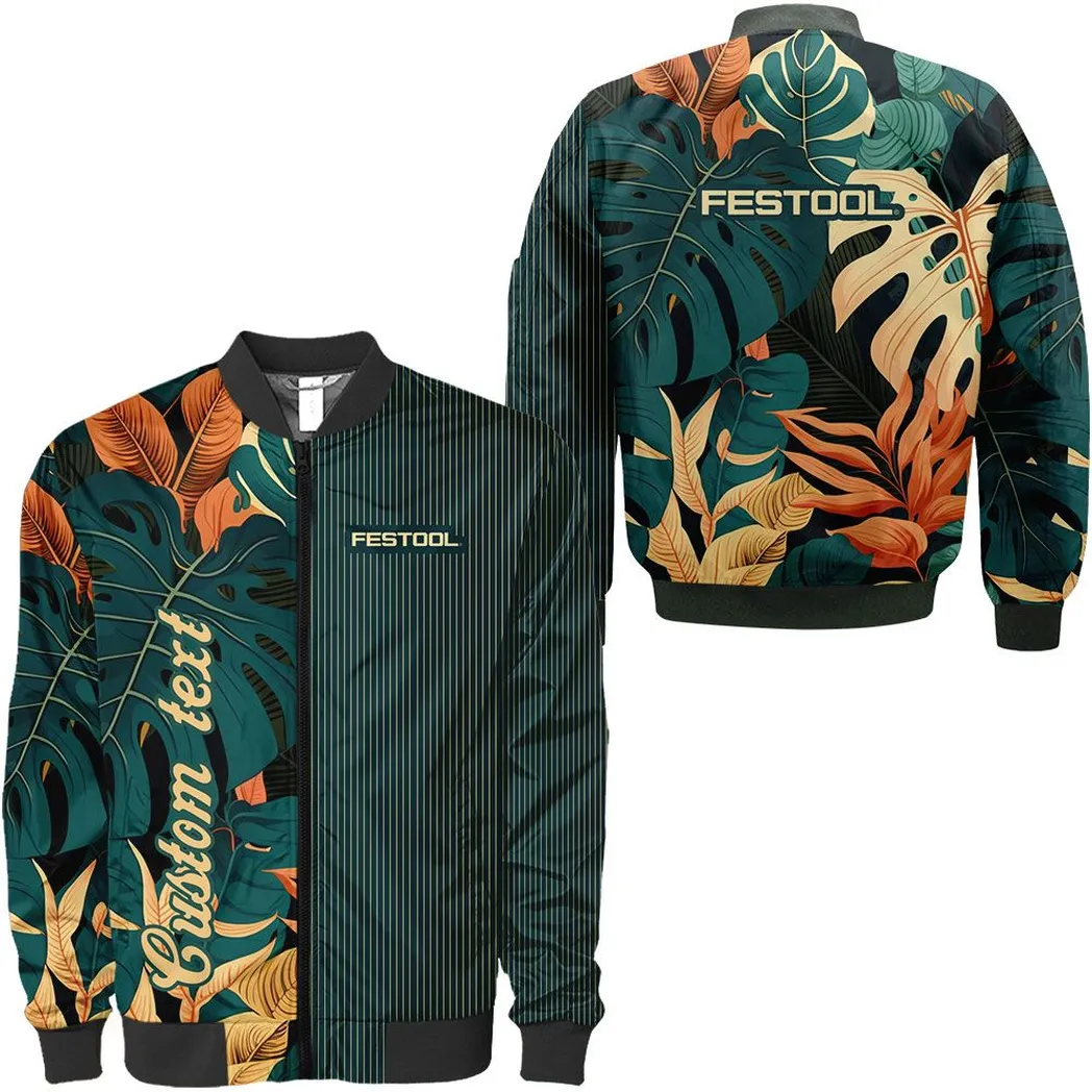 festool personalisierte bomberjacke fr auto liebhaber vintage 3d print namensdruck car434041725255 73hul