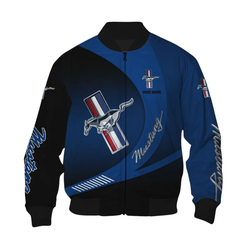 Ford Mustang Bomberjacke für Sportwagen-Fans, All Over Print Geschenk für Auto-Enthusiasten Ford Mustang Fans CAR7402222521