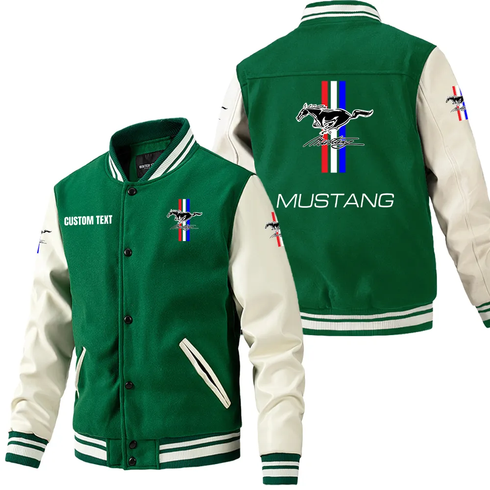 ford mustang leder baseballjacke fr auto fans rmel mit all over print personalisierbar mit wunschname car1801112093 grn lswnf