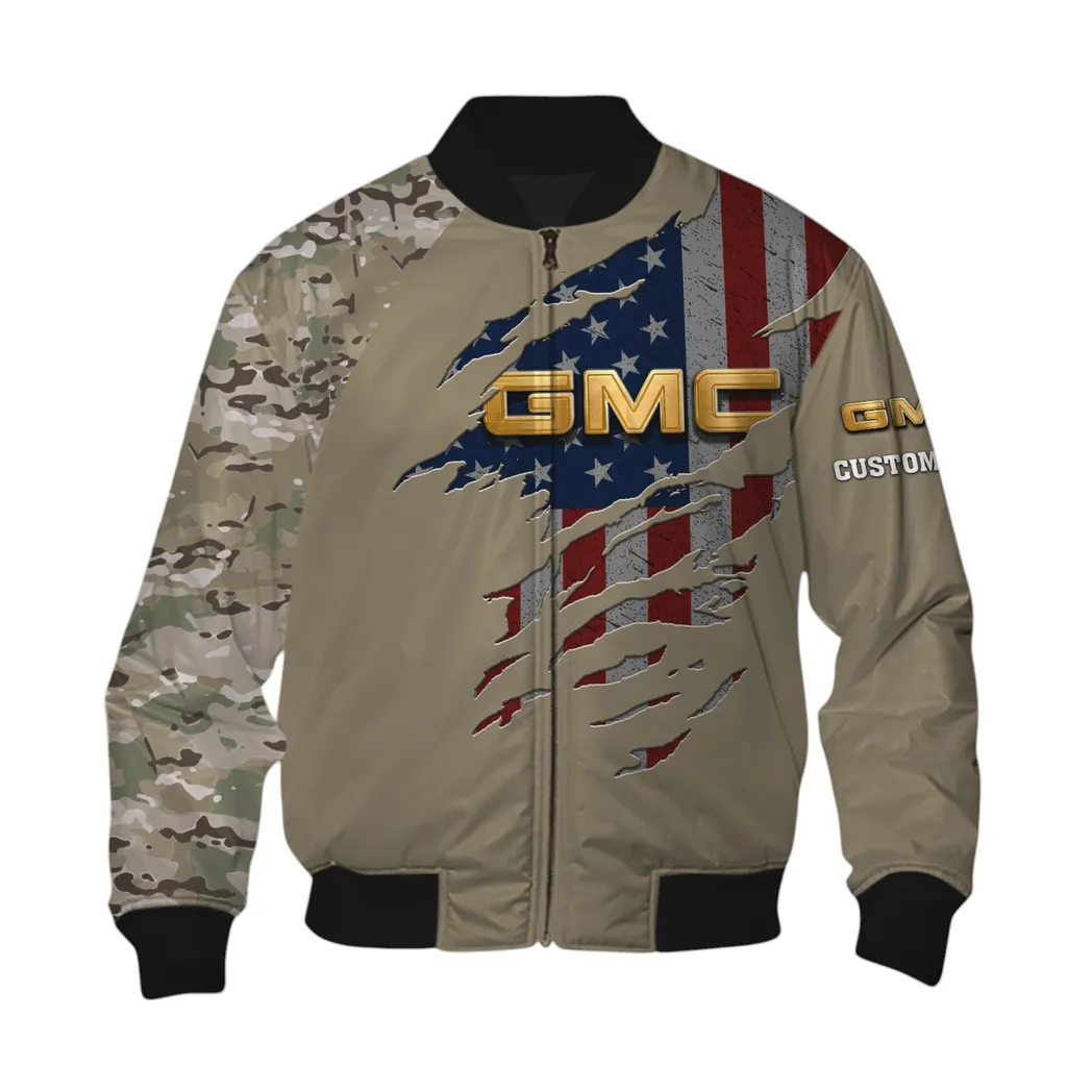 GMC Car Bomberjacke für Sportwagen-Fans, All Over Print Geschenk für Auto-Enthusiasten GMC CAR Fans CAR46021725035-6