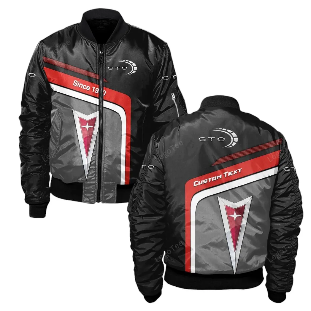 GTO Bomberjacke für Sportwagen-Fans, All Over Print Geschenk für Auto-Enthusiasten GTO Fans CAR11103032527