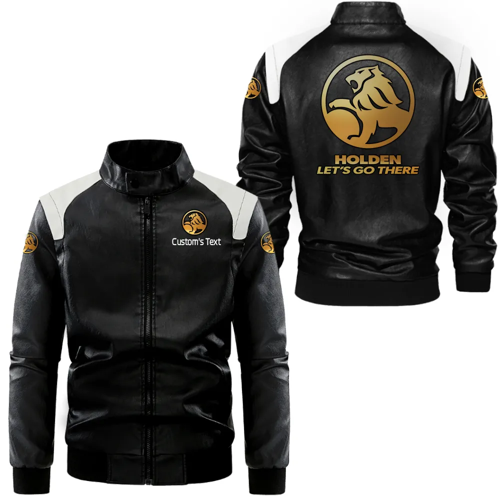 holden lederjacke in schwarz wei fr auto fans allover print personalisierbar mit wunschname car0801062167 q4gah