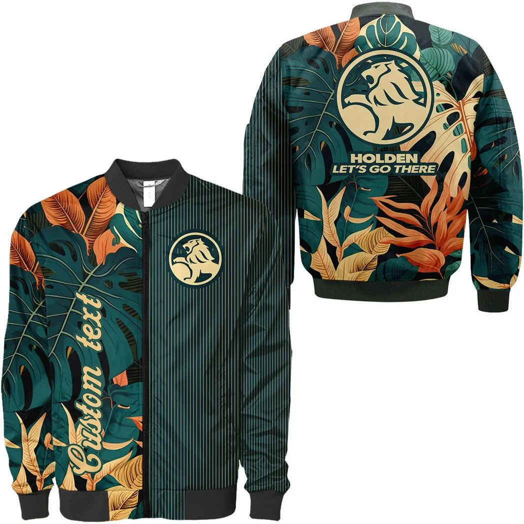 holden personalisierte bomberjacke fr auto liebhaber vintage 3d print namensdruck car434041725268 vtwn2